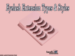 Eyelash Extension Types & Styles