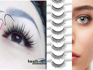 what are hybrid lash extensions