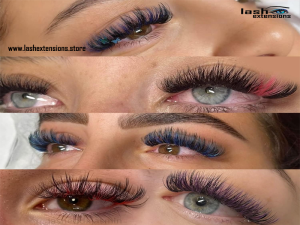 dark brown lash extensions