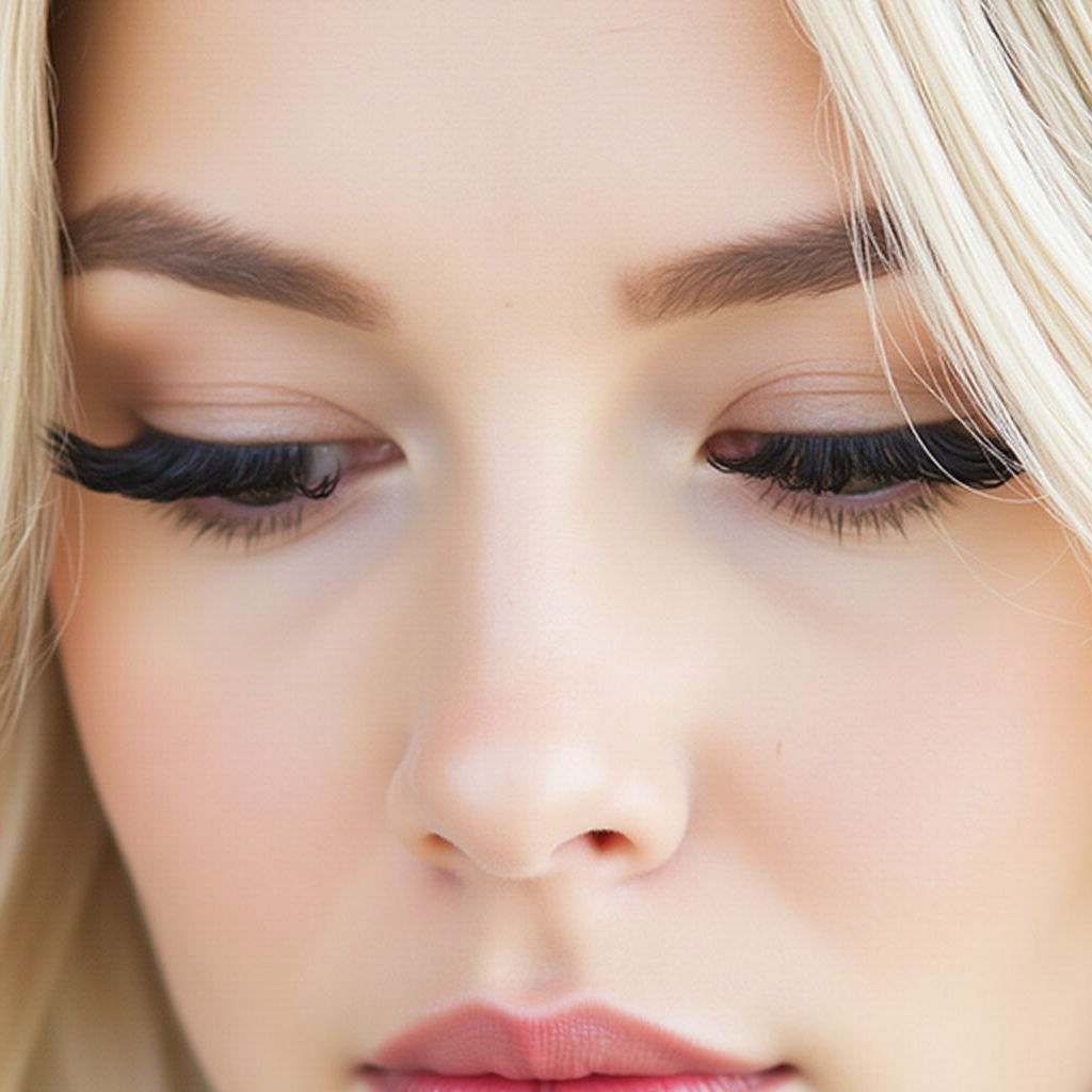 Wispy lash extensions